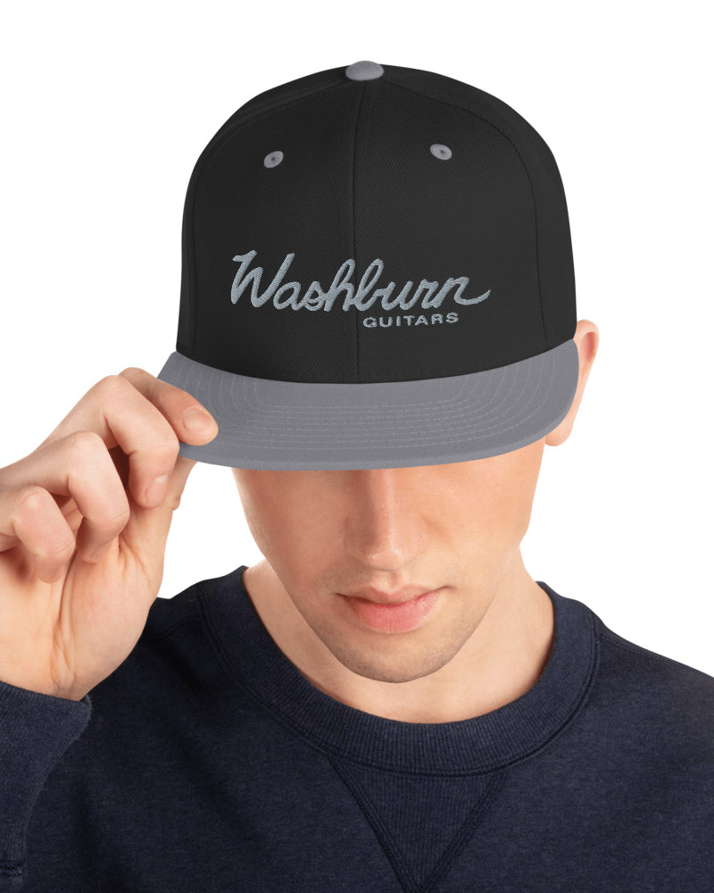 Washburn Snapback Hat - Black / Silver - Photo 4