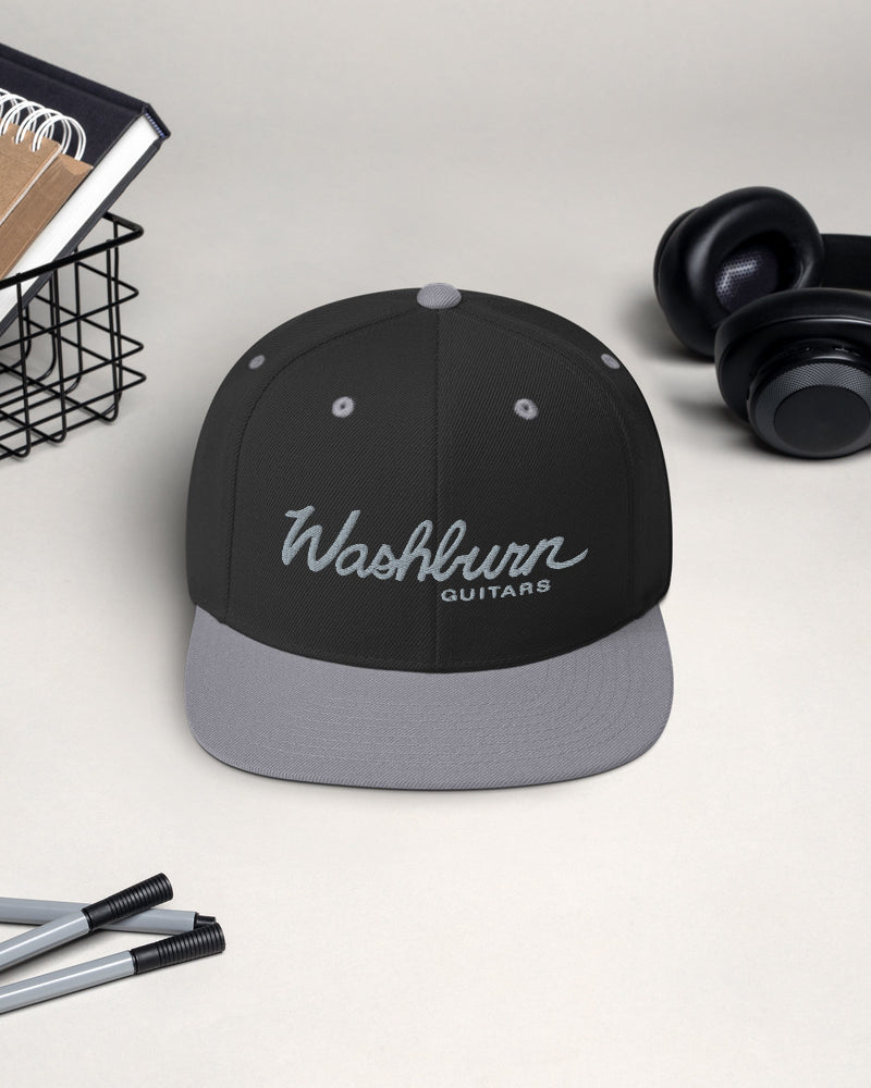 Washburn Snapback Hat - Black / Silver - Photo 7