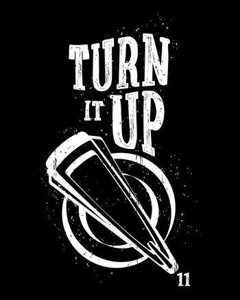 Turn It Up Youth Long Sleeve T-Shirt  - Black
