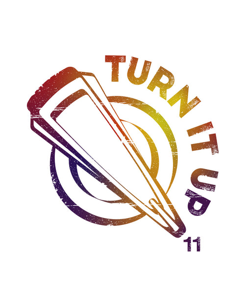 Turn It Up to 11 Mug with Color Inside  - Warm Gradient