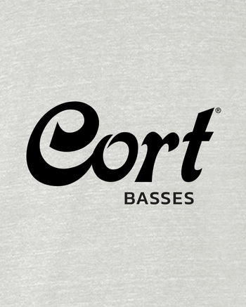 Cort Basses Logo LC T-Shirt  - Ash