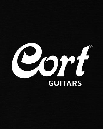 Cort Guitars 3/4 Sleeve Raglan Shirt  - Black with White