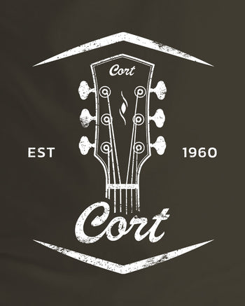 Cort Guitars Since 1960 T-Shirt  - Army Green