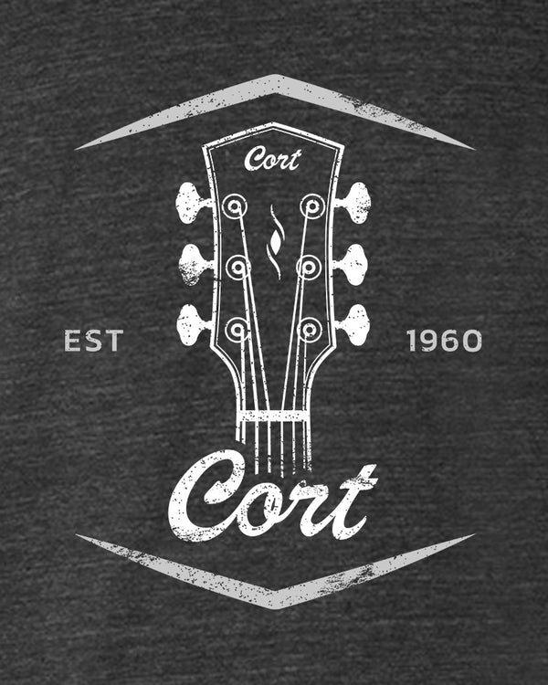 Cort Guitars Since 1960 T-Shirt - Heather Gray - Photo 2