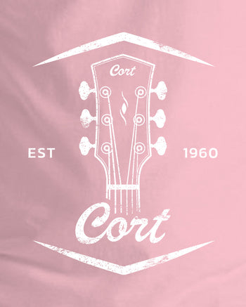 Cort Guitars Since 1960 Womens Relaxed T-Shirt  - Pink