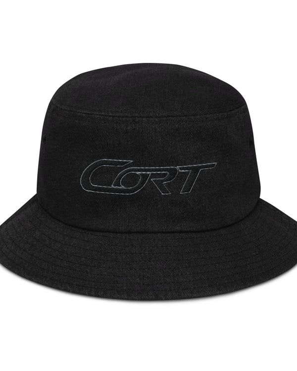 Cort Next Gen Logo Denim Bucket Hat - Black-Black - Player W...