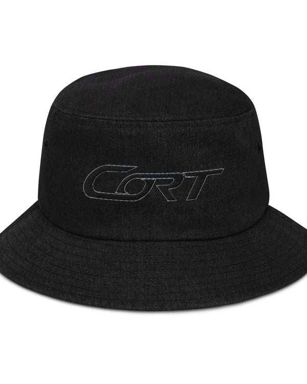 Cort Next Gen Logo Denim Bucket Hat - Black-Black - Player W