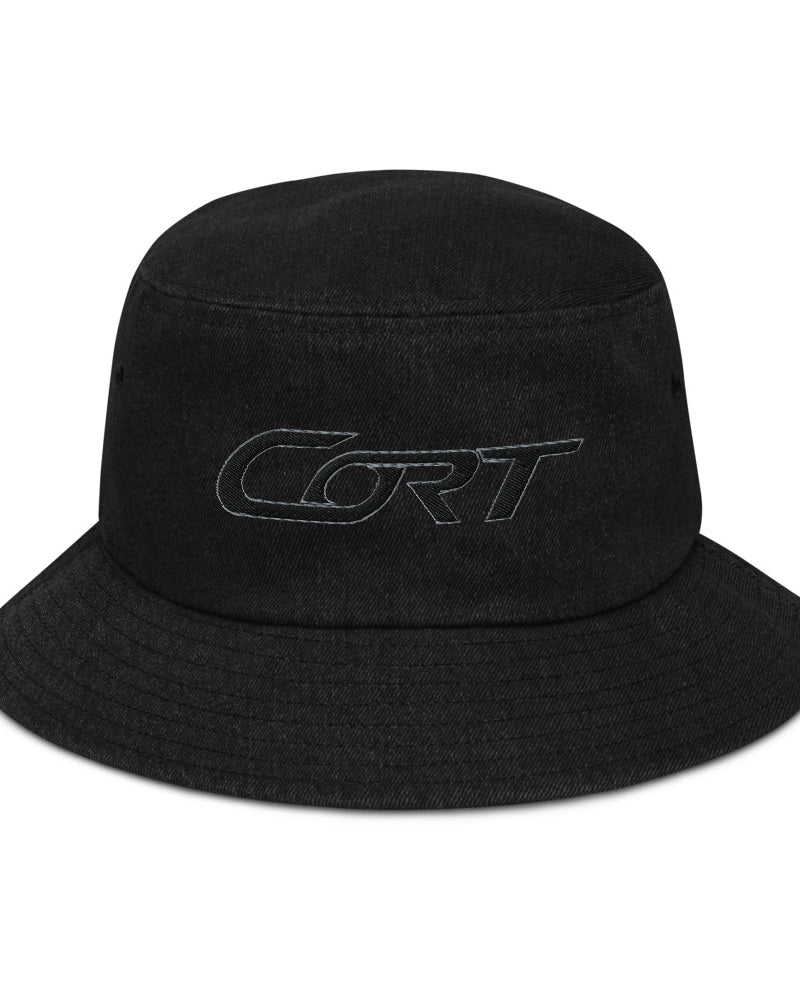 Cort Next Gen Logo Denim Bucket Hat - Black-Black - Photo 3