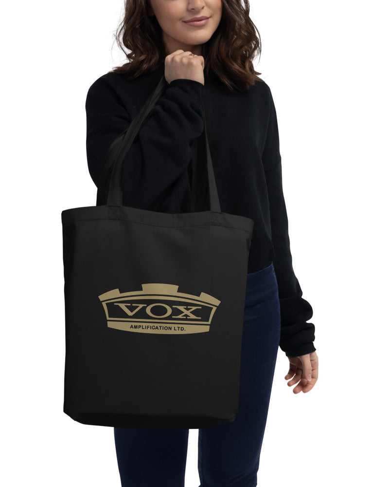 VOX Crown Eco Tote Bag - Black / Gold Crown - Photo 4