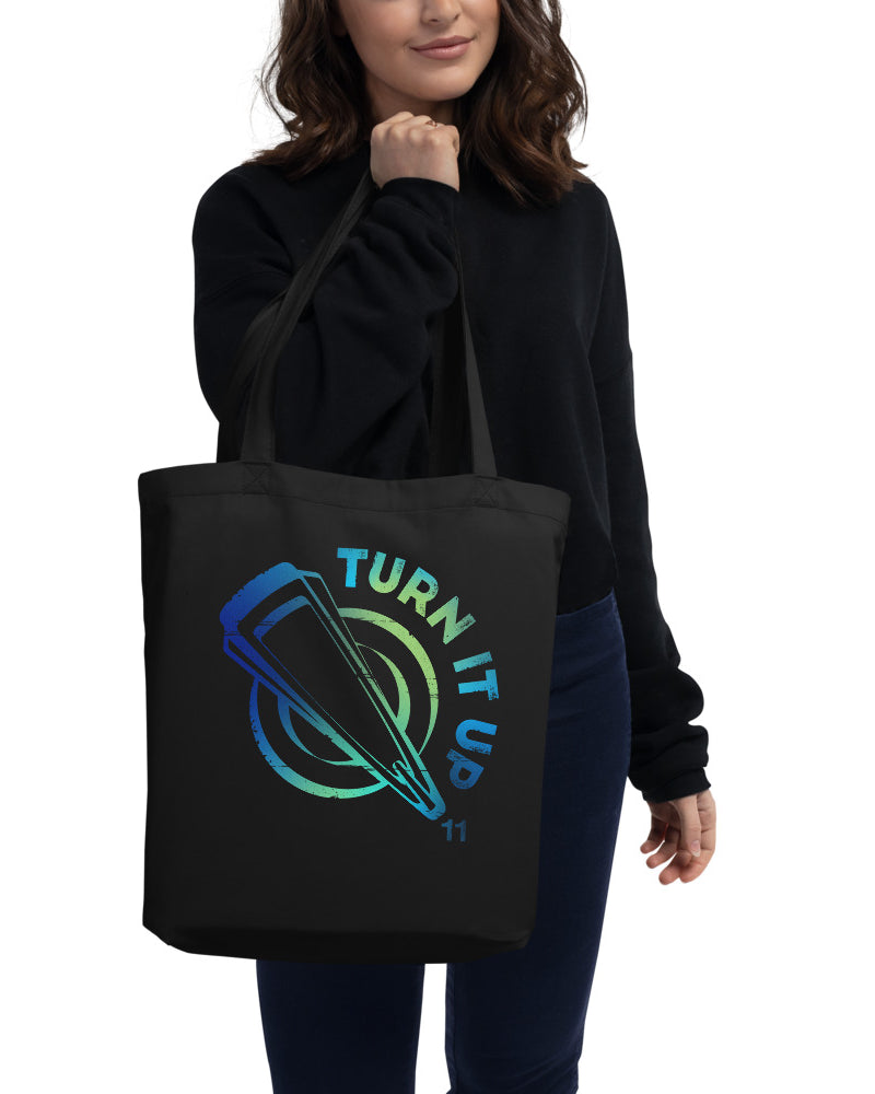 Turn It Up to 11 Eco Tote Bag - Cool Gradient - Photo 5