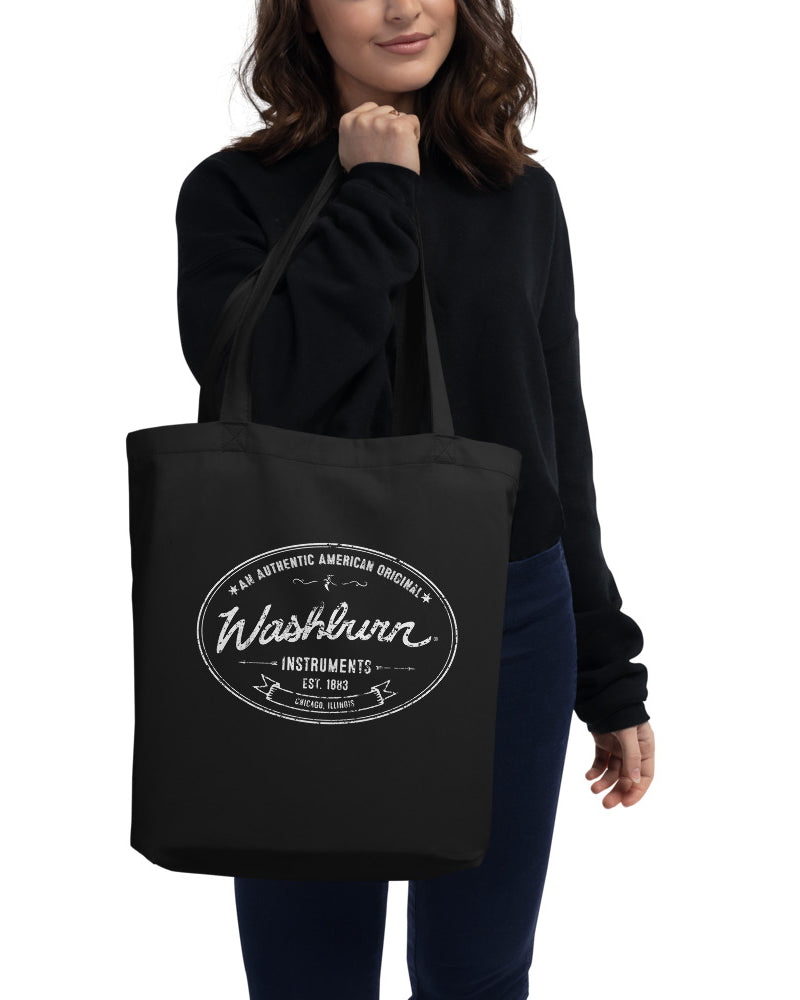 Washburn Badge Eco Tote Bag - Black - Photo 4