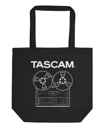 TASCAM Reel to Reel Eco Tote Bag  - Black