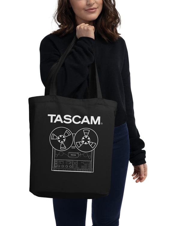 TASCAM Reel to Reel Eco Tote Bag - Black - Photo 4