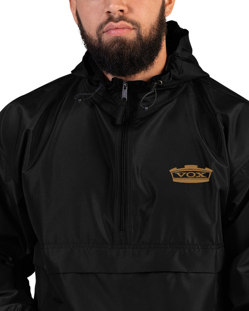 VOX Crown Embroidered Champion Packable Jacket  - Black