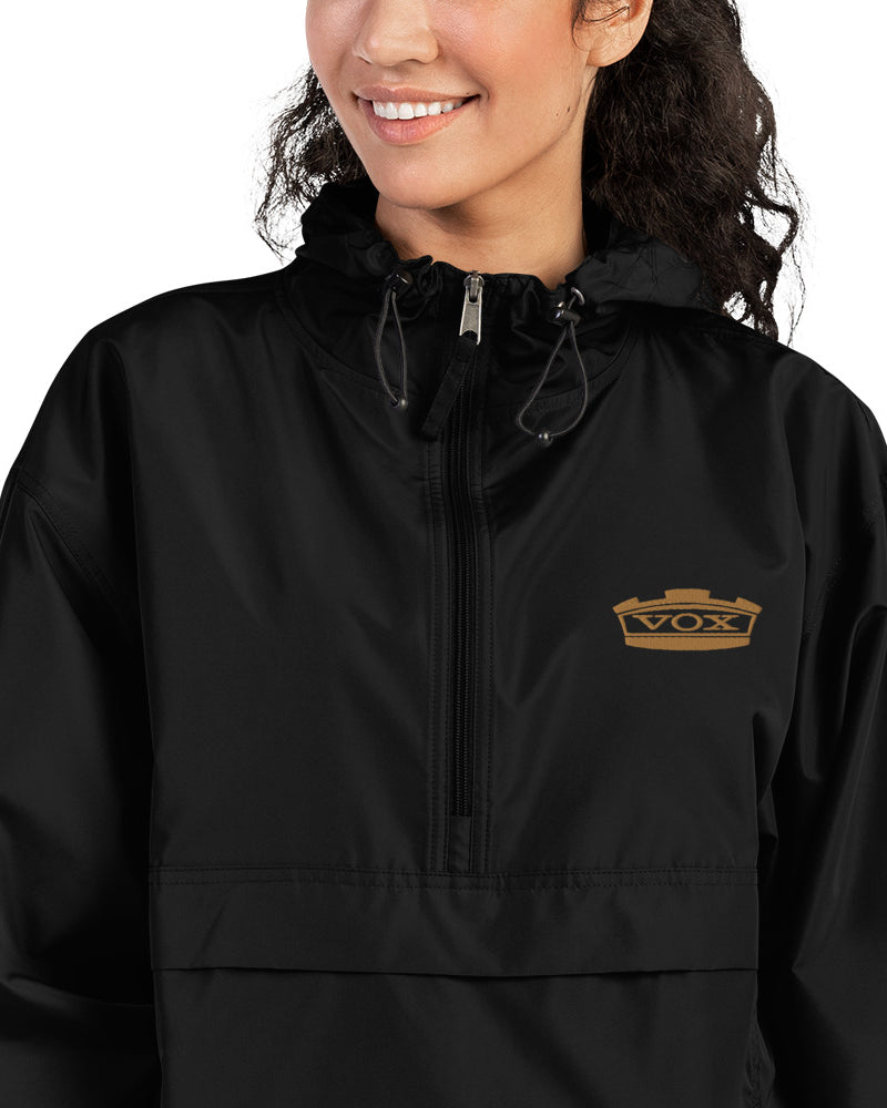 VOX Crown Embroidered Champion Packable Jacket - Black - Photo 5