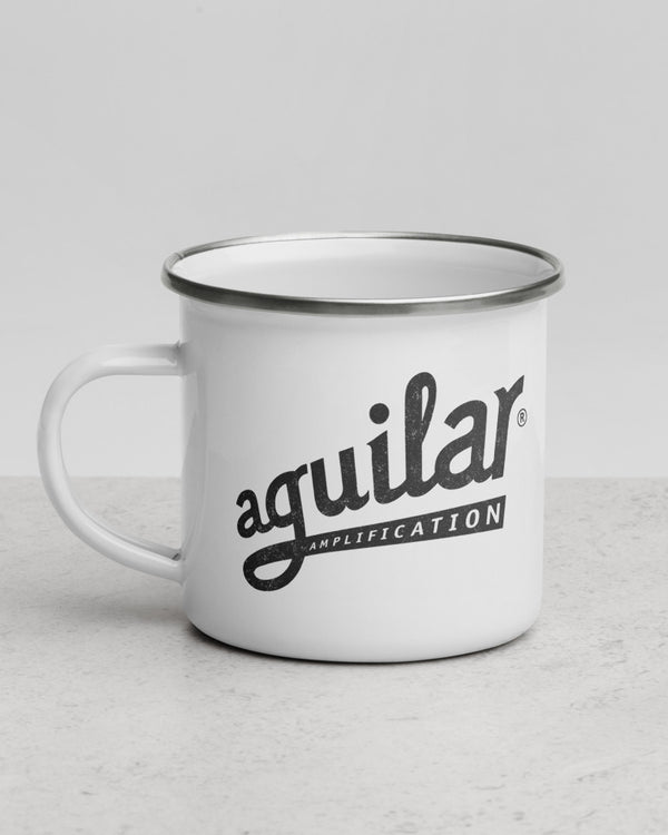 Aguilar Throwback Enamel Mug - White - Photo 9