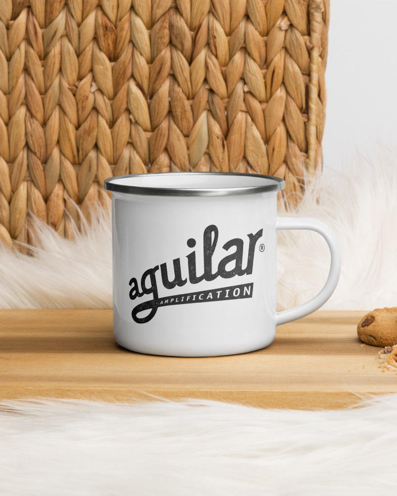 Aguilar Throwback Enamel Mug - White - Photo 6