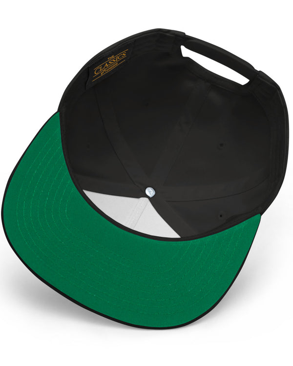 Drum Sticks Flat Bill Hat - Black with White - Photo 6