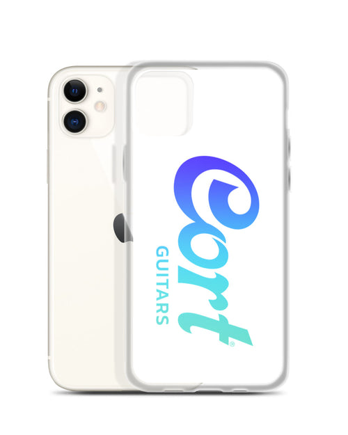 Cort Guitars iPhone® Case  - Neon Blue Gradient