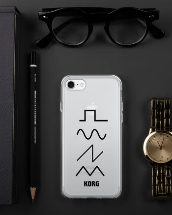 KORG Waveforms iPhone® Case  - Clear