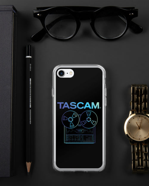 TASCAM Reel to Reel iPhone® Case  - Ocean Blue / Black