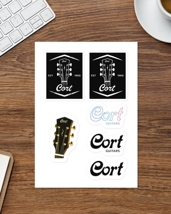 Cort Acoustic Sticker Sheet