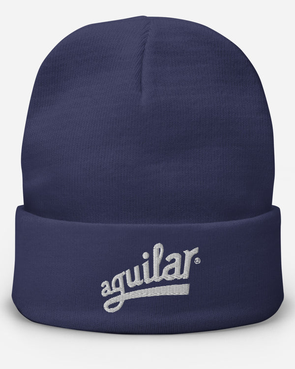 Aguilar Logo Embroidered Beanie - Navy - Photo 9