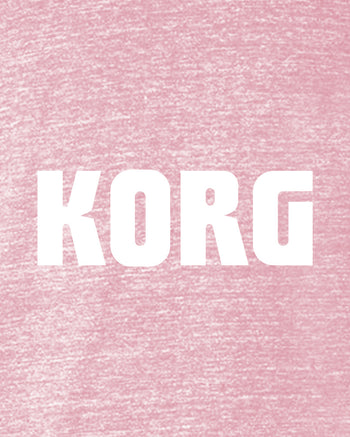 KORG Logo Childs Tee  - Pink