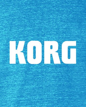 KORG Logo Tri-Blend  - Aqua