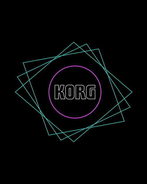 KORG Geo Crew Sweatshirt  - Black