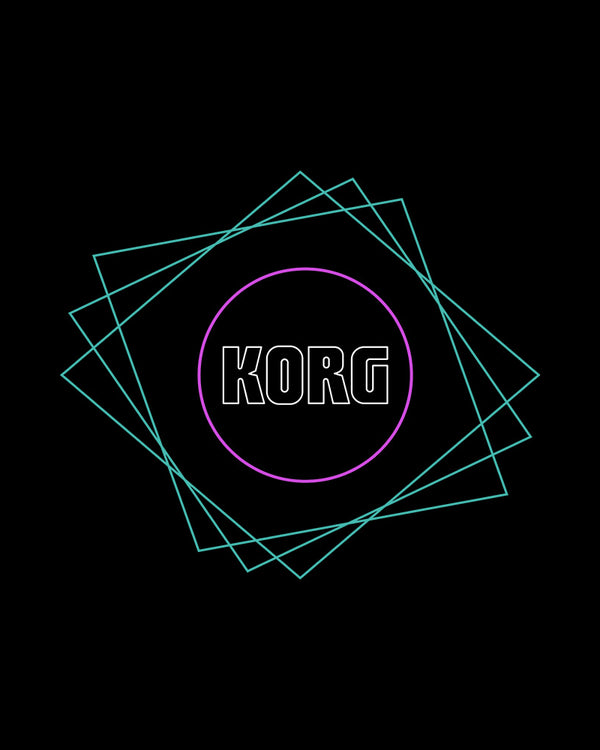 KORG Geo Crew Sweatshirt - Black - Photo 2