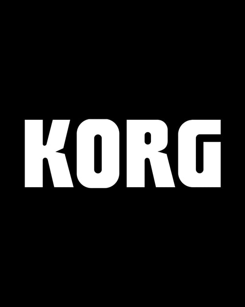 KORG Logo T-Shirt  - Black
