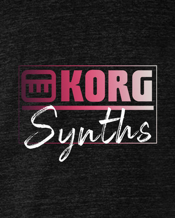 KORG Synths Tri-Blend T-Shirt  - Heather Black