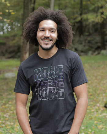 KORG Stax Unisex T-Shirt  - Heather Black