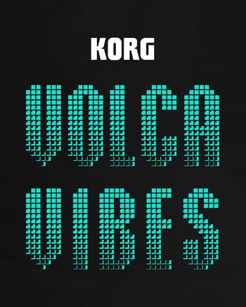 KORG Volca V-Neck T-Shirt  - Black