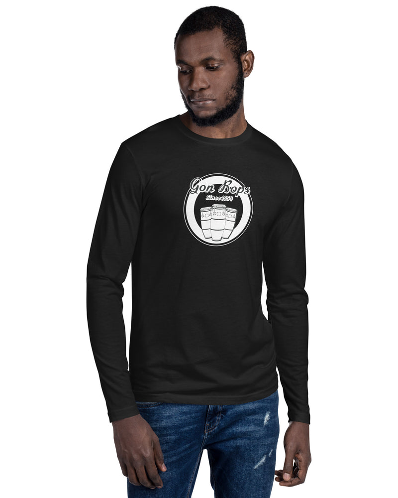 Gon Bops Congas Long Sleeve Fitted Shirt - Black - Photo 4