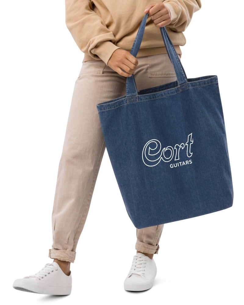 Cort Guitars Organic Denim Tote Bag - Blue Denim - Photo 1