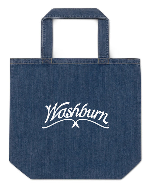 Washburn Vintage Acoustic Organic Denim Tote Bag  - White