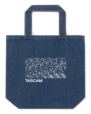 TASCAM Behind The Board Organic Denim Tote Bag