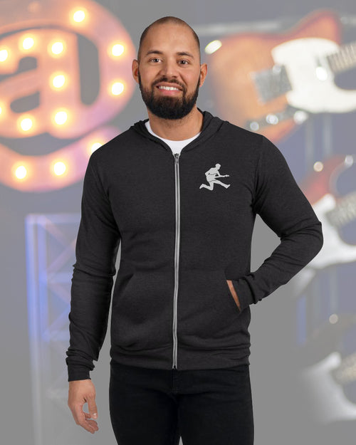 Fly High: Guitarist Hoodie  - Charcoal Black