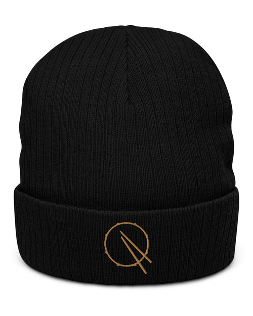 Drummer Recycled Cuffed Beanie  - Black