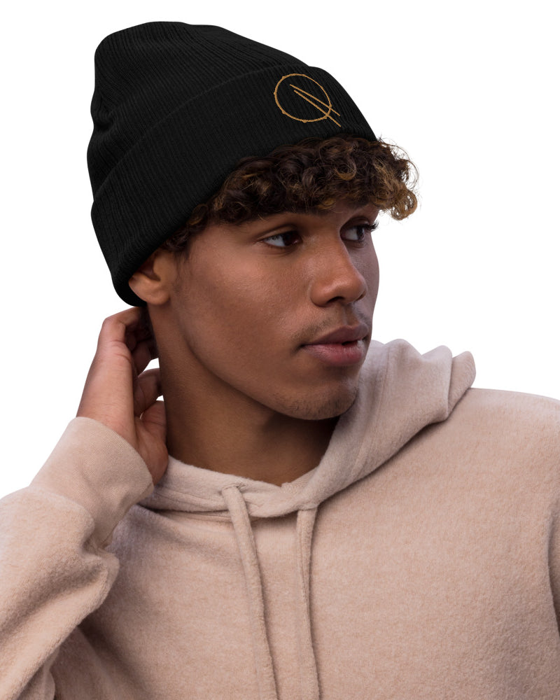 Drummer Recycled Cuffed Beanie - Black - Photo 4