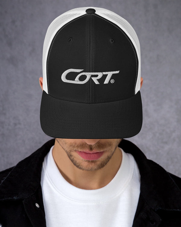 Cort Next Gen Logo Trucker Cap - Black / White - Photo 1