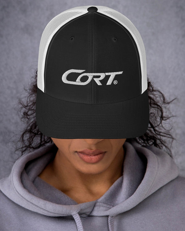 Cort Next Gen Logo Trucker Cap - Black / White - Photo 4