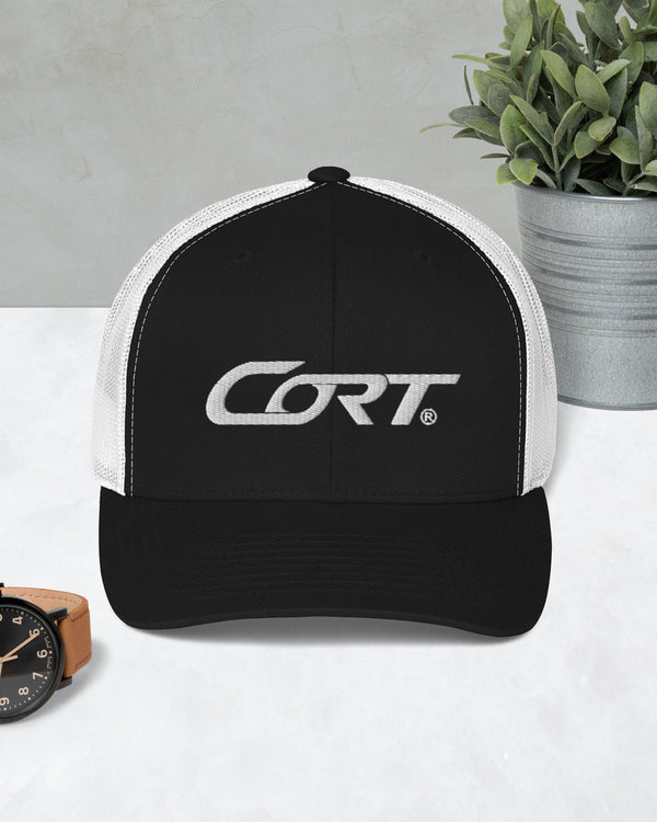 Cort Next Gen Logo Trucker Cap - Black / White - Photo 5