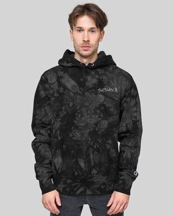 SABIAN Champion Tie-Dye Hoodie  - Black