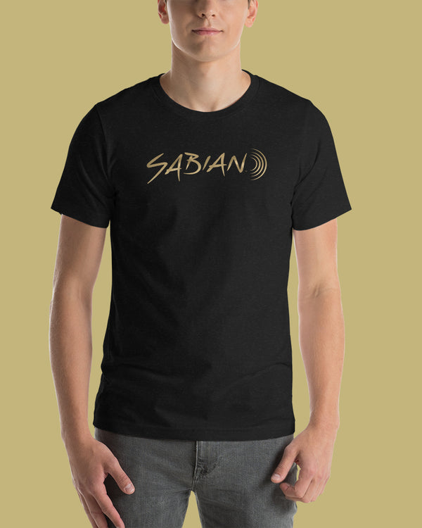 SABIAN B20 Bronze T-Shirt - Black Heather - Photo 1