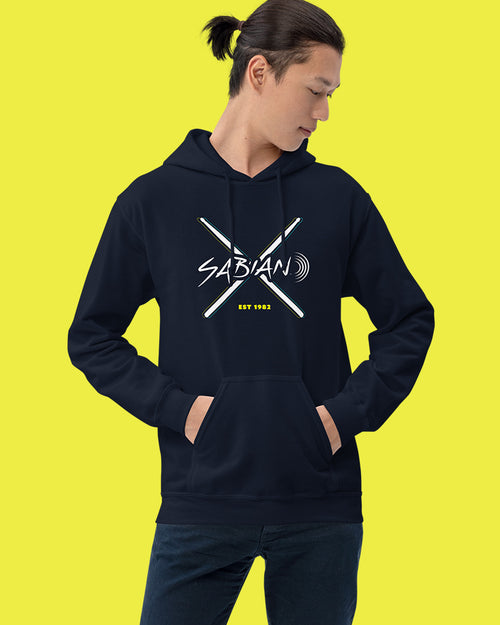 SABIAN Neon X Hoodie  - Navy