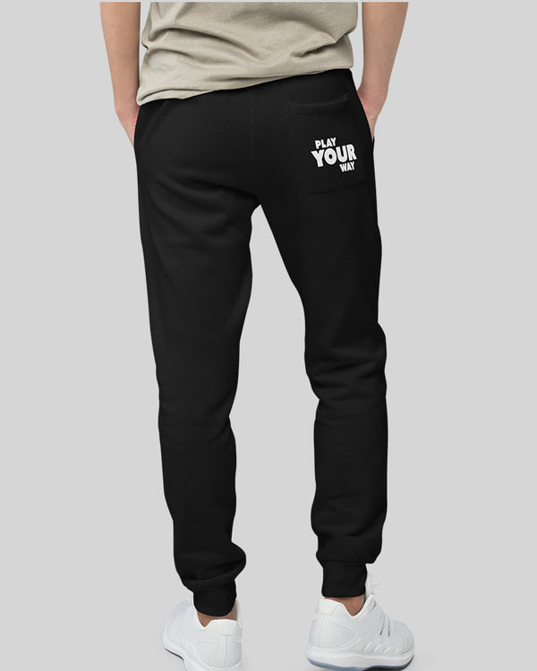 SABIAN Play Your Way Fleece Sweatpants - Black - Photo 2