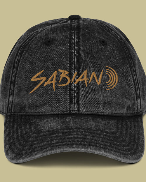 SABIAN Vintage Cotton Twill Hat  - Black